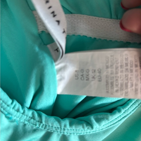 Trina Turk Tiffany blue bathing suit sz 8 - Picture 8 of 8